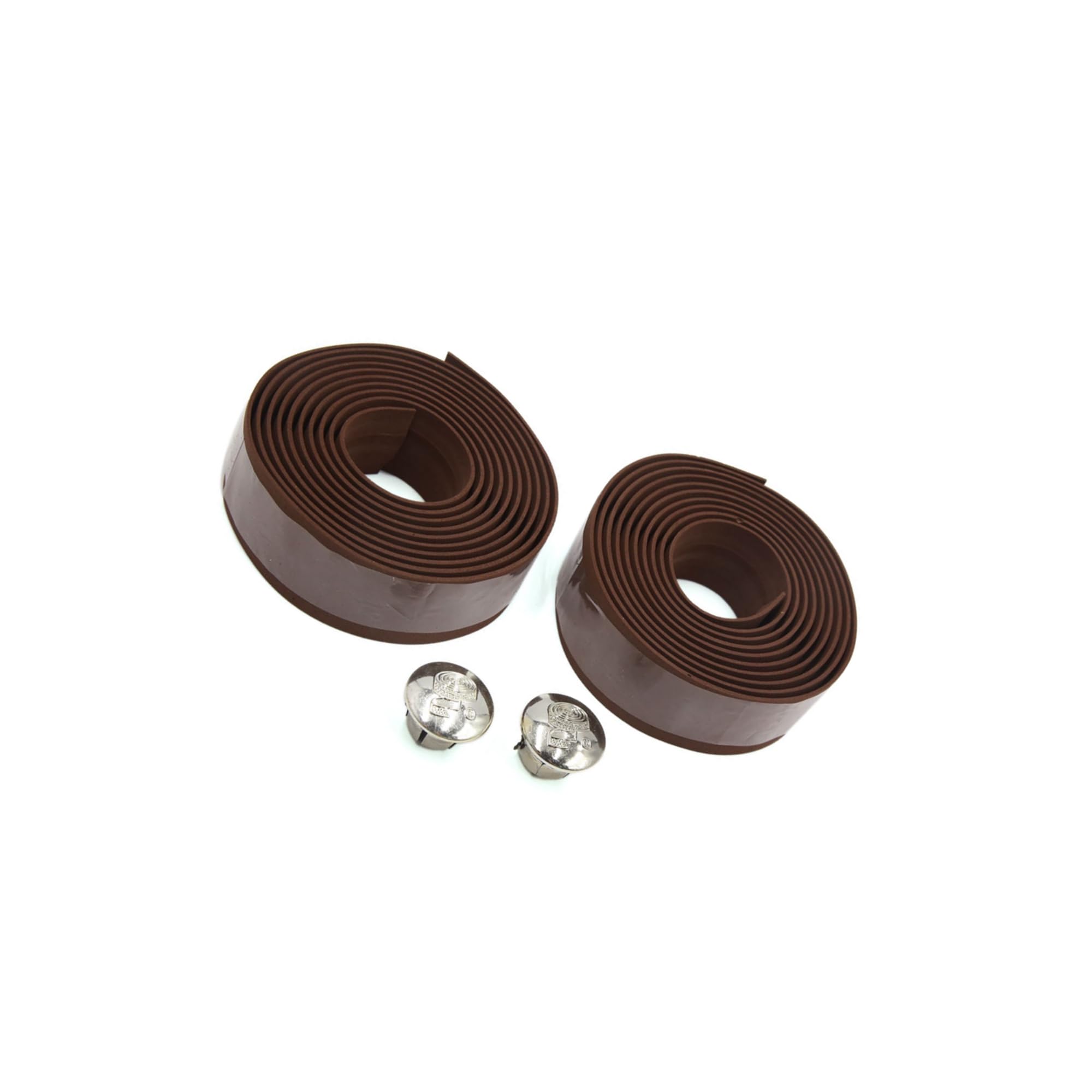 VekAuto 2pcs Brown Foam Anti Slip Handlebar Tape Bar Grip Wrap for Bike Auto Accessories
