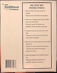 FryOilSaver Co. Fryer Oil Visual Test Kit, Two