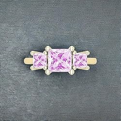 Dazzlingrock Collection Princess Lab Created Pink
