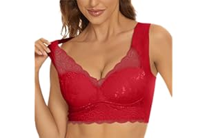 MFNDVD Bras for Women No Underwire Push Up Ultra Light Comfort Wire Free Bra Full Coverage Seamless Wireless Smoothing Bra