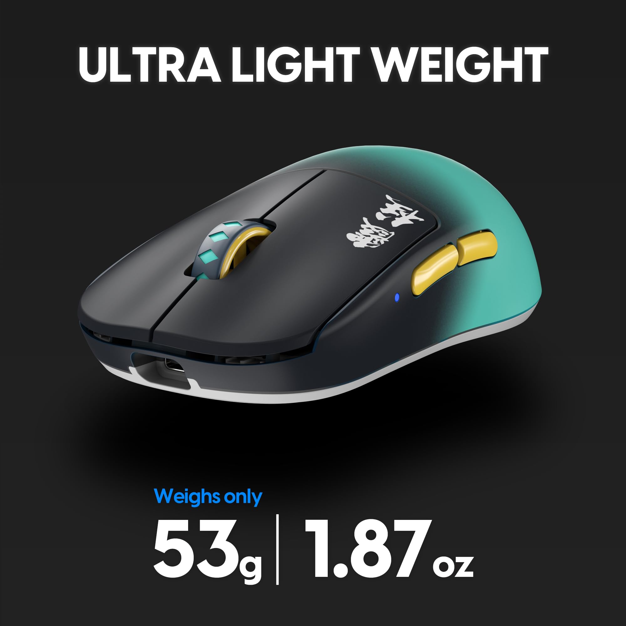 Pulsar Gaming Gears [Pulsar x Demon Slayer X2H Mini Wireless Gaming Mouse, Ultra Lightweight Collectible Mouse, Symmetrical PC Mac Computer Mice, Optical Switch, 2.4 Ghz 1 ms (Superglide Included)