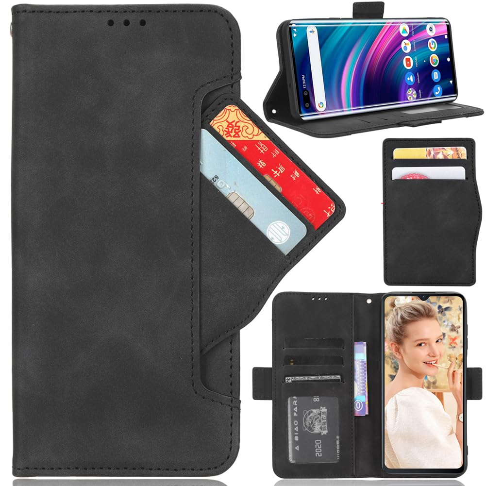 BaiFu Wallet Case for Nokia HMD Pulse Pro Case, Leather Phone Case Compatible with Nokia HMD Pulse Pro-009