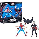 Marvel Legends Series Spider-Man vs Morbius, Spider-Man Collectible 6-Inch Action Figures, 3 Accessories