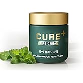 CURE Aloe Arborescens Ointment Balm, Deep Moisture Korean Body Cream for Cracked Heels, Elbows & Dry Skin, with Peppermint Oil, 2.82 fl oz.
