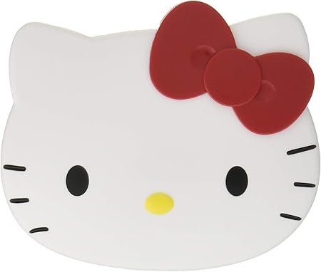 Amazon Co Jp サンリオ Sanrio ハローキティ フェイス形ミラー コーム 9 3 7 9 1 6cm Abs ガラス N 18 5996 ビューティー