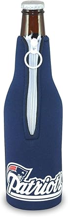 patriots beer koozie