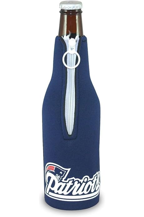 patriots beer koozie