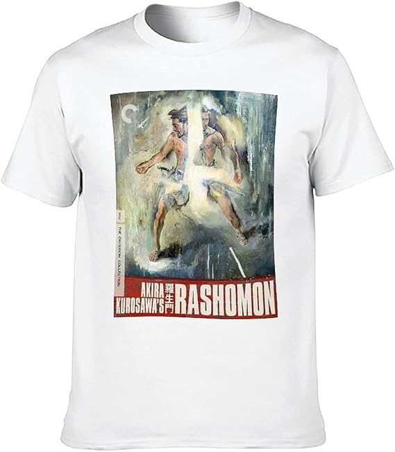 Amazon 羅生門 三船敏郎 黒澤明 人気 おしゃれ プリントtシャツ 日本 時代劇 映画 ドラマ Tシャツ メンズ レディース 夏服 トップス 半袖 無地 通気性 ファッション ゆったり 大きいサイズ おもしろtシャツ Tシャツ カットソー 通販