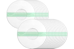 25 Pcs Freestyle Libre Adhesive Patches Round Sensor Covers Transparent CGM Overpatch Breathable Stretchable Latex Free Patch
