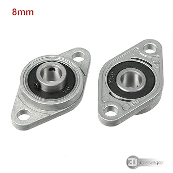 3dinnovations Kfl08 8mm Pillow Block Rhombic Bearing Zinc Alloy