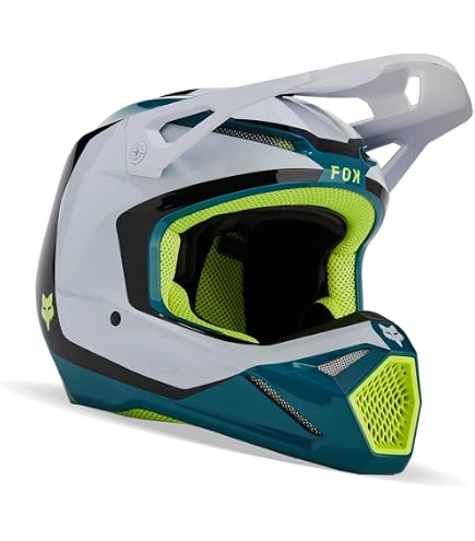 Amazon.com: Fox Racing Unisex V1 Motocross Dirt Bike Helmet, Maui