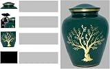 BOLD & DIVINE Tree of Life Cremation Urn Large 200 Cu In Aluminum view 7