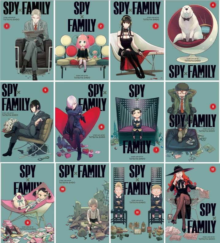 SPY Family 1-10巻セット　英語 Spy x Family Collection Set Volumes 1-10 by Tatsuya Endo: Tatsuya