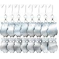 De-Bird 8-Pack Reflective Bird Repellent Scare Owl, Easy to Install Decorative Reflective Bird Deterrents for Outside to Scare Birds Away from Porch, Safely Keep Birds Away from Your Property