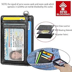 FurArt Slim Minimalist Wallet, Front Pocket