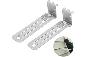 EMVANV Siding Installation Tools, 2pcs Siding Gauge Tool Stainless Siding Gauge for 5/16-Inch Fiber Cement Board,Siding Gauge Tool(Silver)