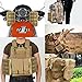 Owlike 2 Pack Tactical Molle Pouches - Compact Utility Water-Resistant EDC Pouch, Gadget Gear Hanging Chest Vest Waist Bag for Camping and Hiking Traveling