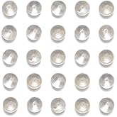 NCB 100PCS 8mm Natural Clear Quartz Crystals Gemstone Round Loose Stone Spacer Beads for Jewelry Making with Crystal Stretch Cord