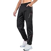 Santic Men's Mountain Bike Pants,Windproof Motorcycle Riding Pants,Winter Thermal Fleece Winterproof Riding Pants