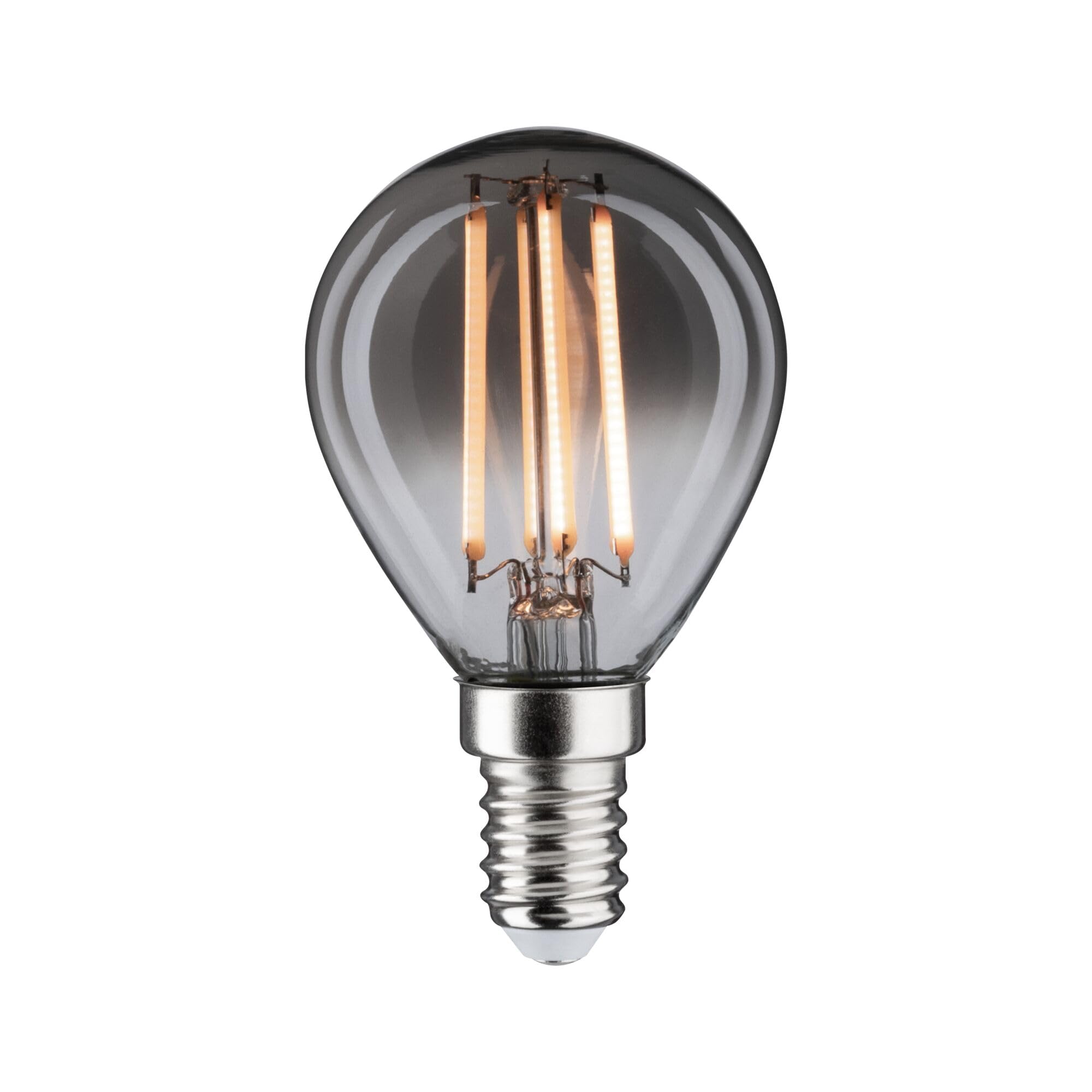 Paulmann 28863 LED Bulb 1879 Drop Gold Light 170 lm 4 Watt Dimmable Smoked Glass Vintage 1800 K E14 Bulb