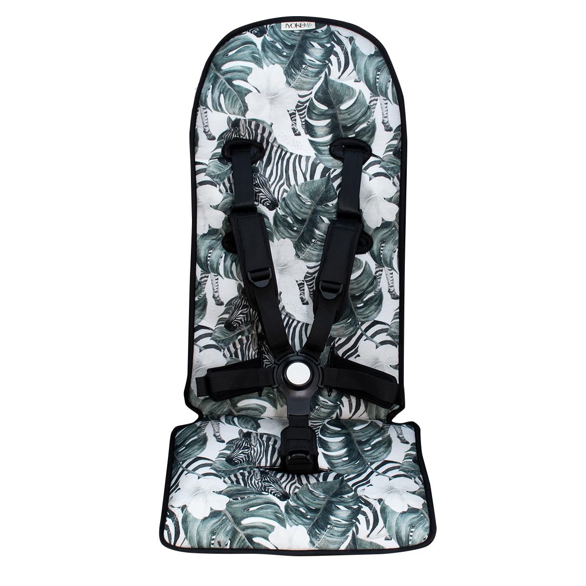 JYOKO KIDS 100% Cotton Bugaboo Butterfly Mat for Stroller and Pushchair Compatible with Bugaboo Butterfly (Zebra)