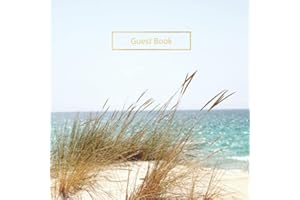 Guest Book for Vacation Home, Visitor Guest Book / Sign In Log Book, Welcome Book For Vacation Rentals, Airbnb, Cabin, Cottag