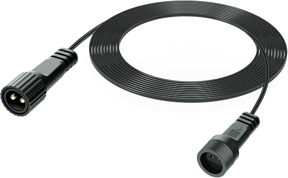 Gcstnn Extension Cable 10M Waterproof 2 Pin for G40 Icicle Festoon Lights IP65