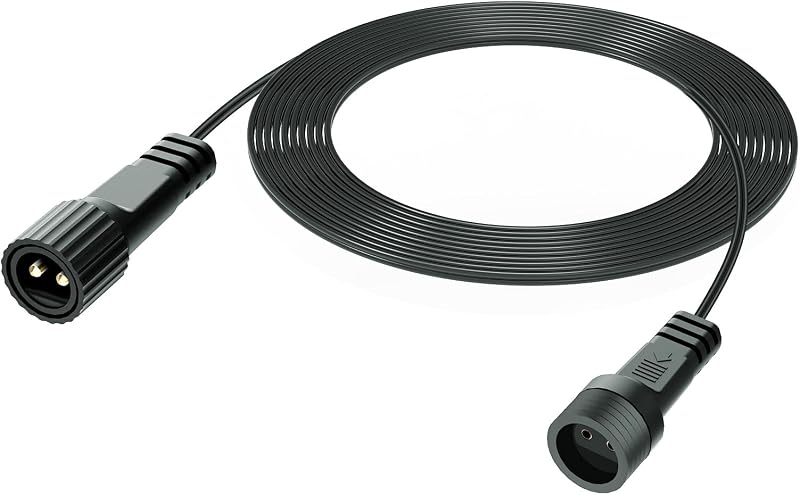 Gcstnn Extension Cable 10M Waterproof 2 Pin for G40 Icicle Festoon Lights IP65