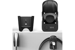 Ecotome Tesla Charger Cable Holder with UMC Holder, New & Upgraded Charging Cable Organizer with Combination Lock, Solid and Unique Designed for Tesla Model 3/S/X/Y and Wall Mount Connector