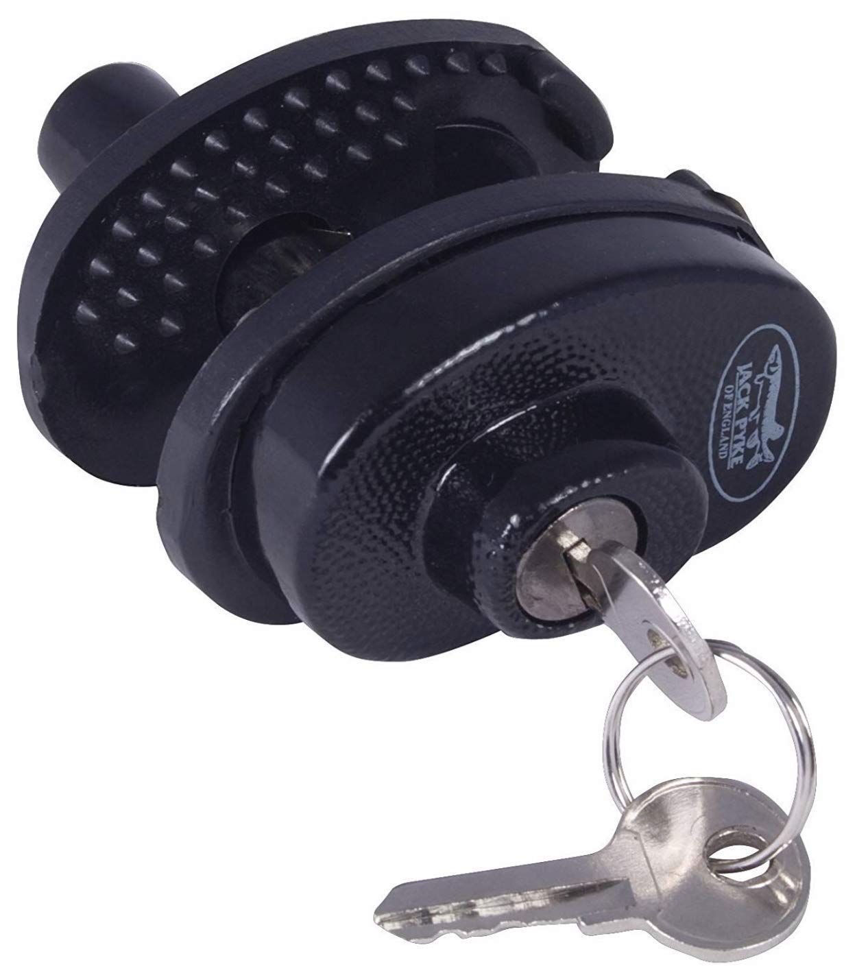 JACK PYKE Gun Trigger Safety Lock – Alloy Steel Keyed Firearm Lock for Rifles, Shotguns & Airguns – Rubber Panels, Quick Fit, Universal Design, 2 Keys, Black