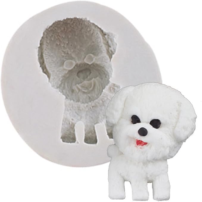 bichon frise cake