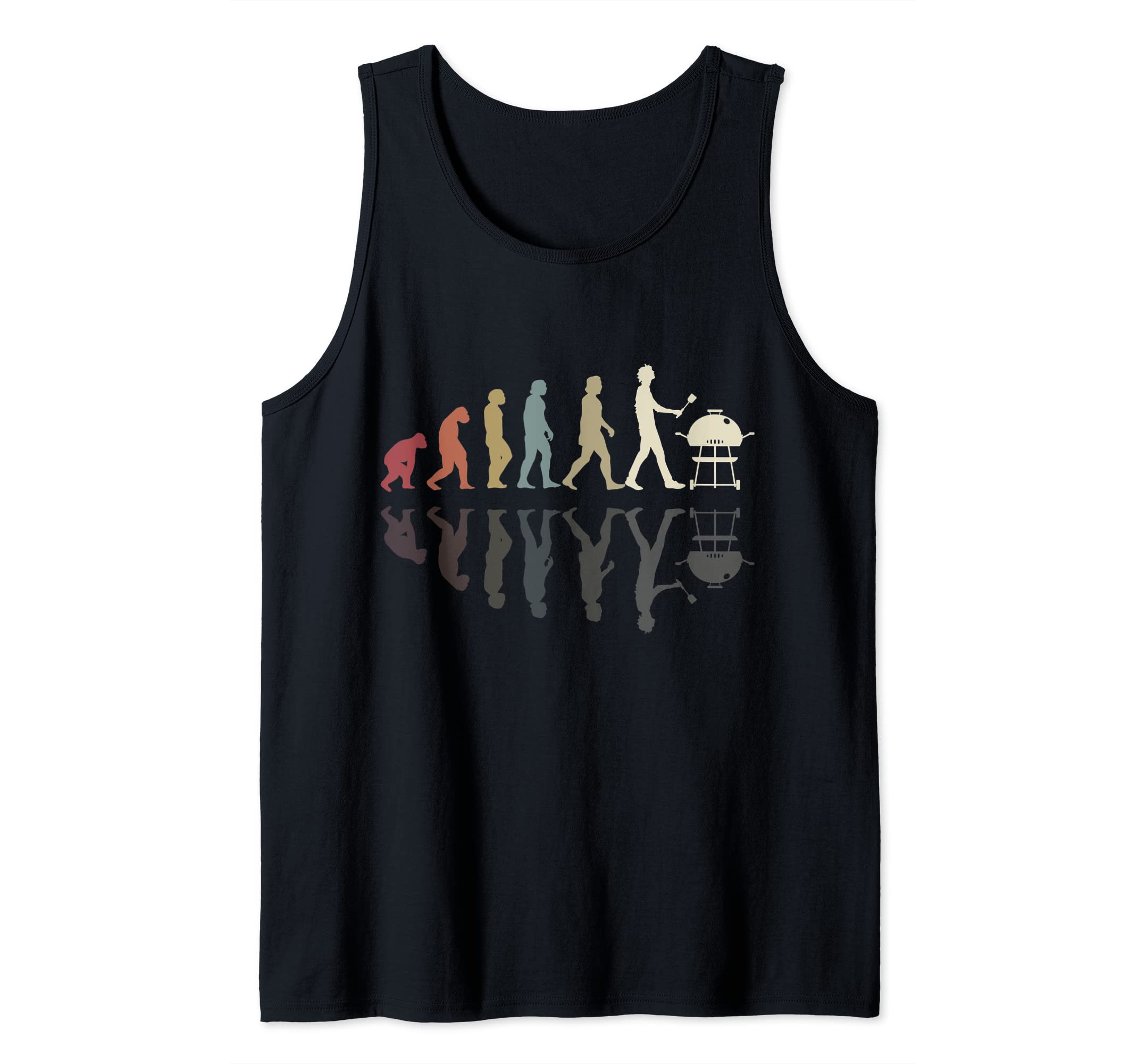 Grill Evolution Vintage Grilling Grill King Grill Master BBQ Tank Top — image 1