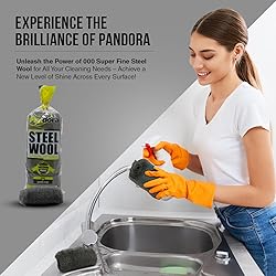 Pandora Steel Wool #000-16 Pads for Buffing and