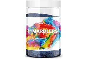 MARBLERS Blue Mica Powder [Fine Navy] 4oz (113g) | Cosmetic Grade | Epoxy Resin Pigment | Dye | Non-Toxic, Vegan, Cruelty-Free | Lip Gloss, Nails, Body Butter, Bath Bomb, Candle & Soap Making