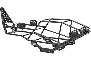 RC Car Roll Cage, Metal Roll Cage Full Tube Frame Body Chassis for Axial SCX10 1/10 RC Crawler Truck Parts