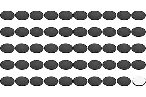 PATIKIL 0.47 x 0.1 Inch Silicone Speaker Isolation Pads, 100 Pcs Hemisphere Bumpers Isolation Feet Non-Skid Adhesive Speaker 