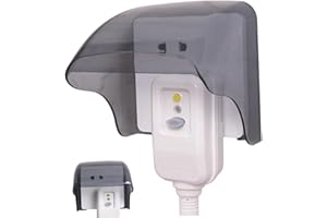 Outdoor Outlet Cover, Splash Proof Waterproof Outlet Cover, Plastic Socket Protector for Outdoor/Balcony/Bathroom