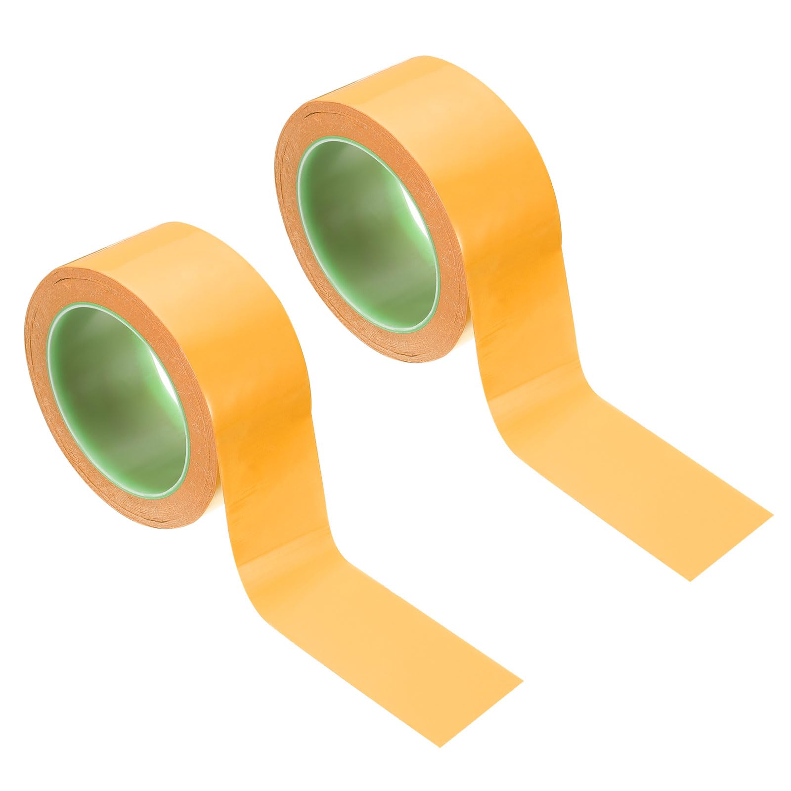 PATIKIL Safety Caution Tape 33m x 48mm, 2 Pack Safety Warning Stripe Tape Floor Tape for Marking Floor Walls Stair, Yellow