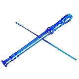 Lot-Yes 8-Hole Soprano Descant Recorder With Cleaning Rod + Case Bag Music Instr