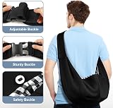 Adiwo Puppy Carrier Reversible Hands-Free Dog Sling for Small Medium Dogs view 4