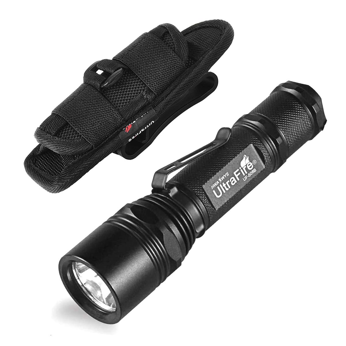 thumbnail image 2 of UltraFire WF-501B CREE P4 120-140 Lumens CR123A LED Flashlight Torch... 2 of 9
