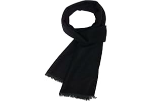 Prupoky Mens Cashmere Winter Scarf Soft Warm Wool Scarves Plaid Tassel Scarf for Men