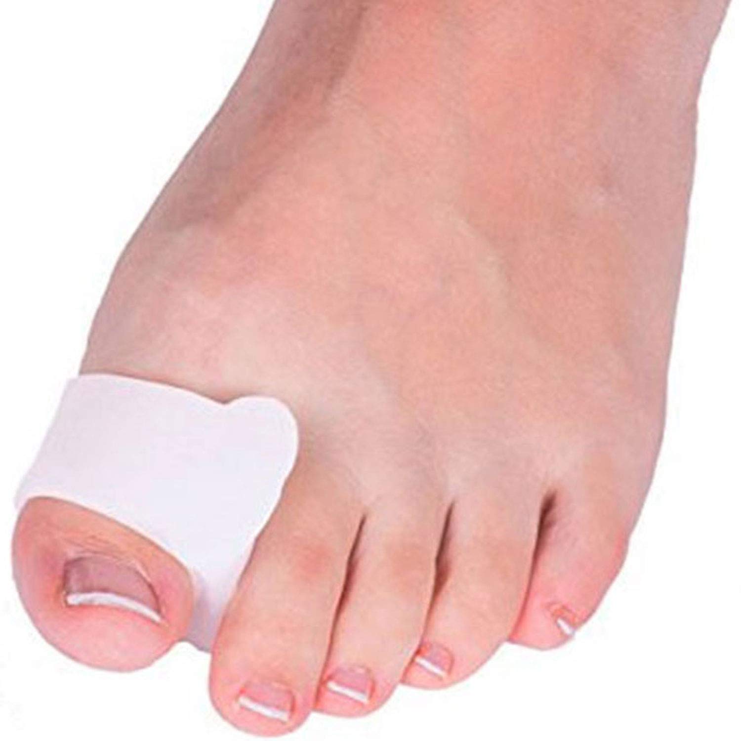 Pedimend™ 2 Pairs Single Toe Straightener Separators | Bunion Toe Orthotics Spacer | Soft Gel Splints | For Hammer Claw Mallet Toes Alignment Dancers Runners Hallux Valgus