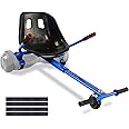 Hoverboard Seat Attachment Go-Kart Fits 6.5”/ 8”/ 10” Hoverboards, Hover Cart for Kids & Adults, Accessory for Self Balancing Scooter