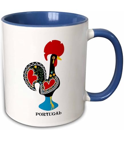 Amazon.com: Portug'art Souvenirs Portugal Azulejo Tile Ceramic Coffee Mug -  12 oz - Blue & White Pattern - Dishwasher & Microwave Safe - Traditional  Portuguese Design : Home & Kitchen