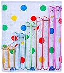 Pouch of 10pcs 5-Size Stitch Holders for Knitting or Crochet Multicolor Aluminum Notions