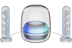 Harman Kardon SoundSticks 5-2.1-Channel Bluetooth Speaker with HDMI - White