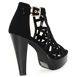 TRENDSup Collection Open Toe Ankle Strap Sandal