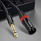 SLDXIAN 6.35mm TRS to XLR Male Cable 8m for Speakers Mixer Audio view 6