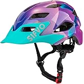 Kids Helmet, SIFVO Kids Bike Helmet Boys and Girls Bike Helmet with Cool Visor Helmet for Kids 5-14, Kids Bike Helmets Youth Bike Helmet Adjustable & Lightweight 50-57cm
